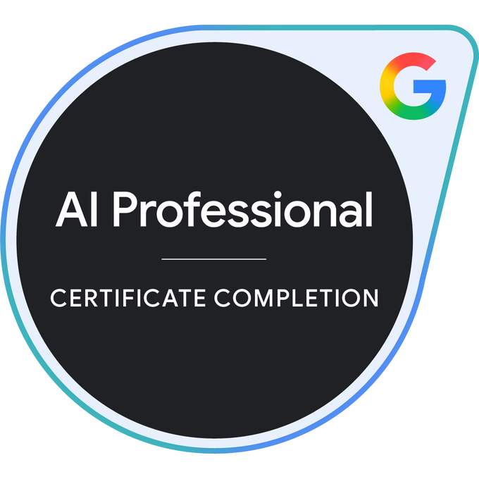 Google AI Professional Badge